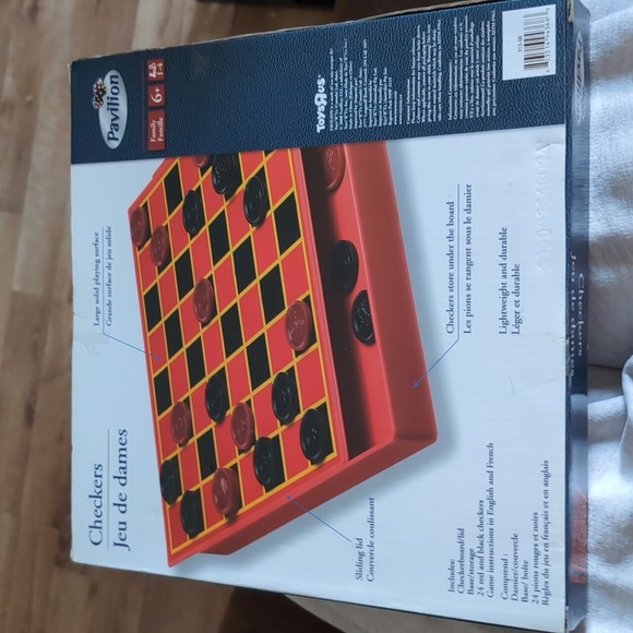 Checkers board game - Picture 2 of 3